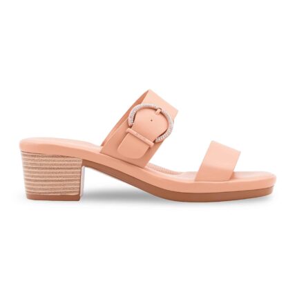 Pink Formal Slipper For Ladies PU0739 - View 2