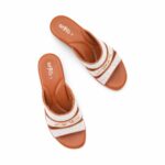 Tan Formal Slipper For Ladies PU0741 - View 5