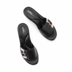 Black Formal Slipper For Ladies PU0742 - View 5