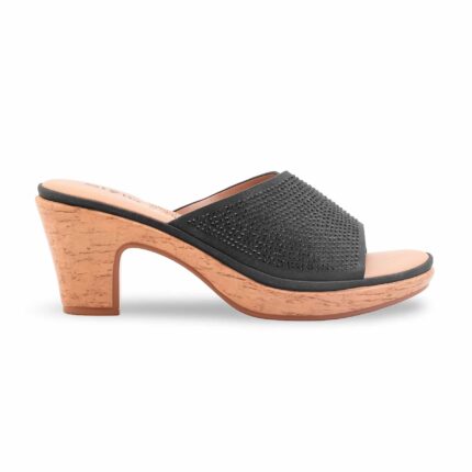 Black Formal Women Slipper PU0753 - View 2