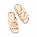Golden Formal Slipper For Women PU0759 - View 5