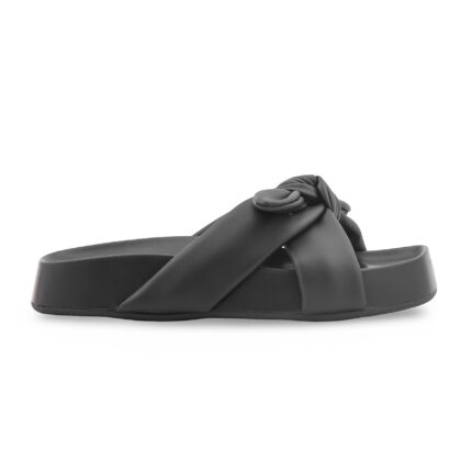 Black Formal Slipper For Women PU0760 - View 2