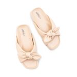 Beige Formal Slipper For Women PU0760 - View 5