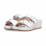 Silver Formal Slipper For Ladies PU0763 - View 3