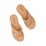 Beige Formal Women Slipper PU0765 - View 5