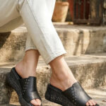 Black Formal Slipper For Women PU0771 - View 1