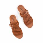 Brown Formal Slipper For Ladies PU0779 - View 5