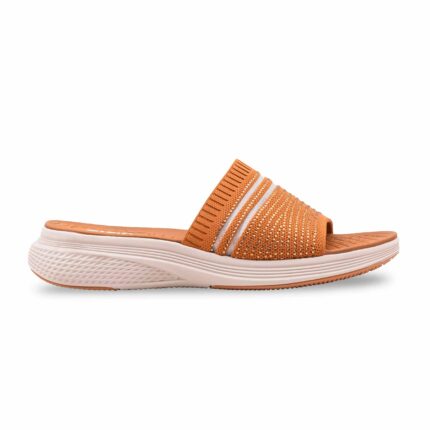 Mustard Formal Slipper For Ladies PU0793 - View 2