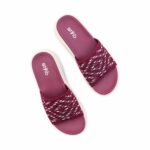 Maroon Formal Slipper For Ladies PU0795 - View 5