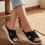 Black Formal Women Slipper PU0797 - View 1