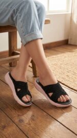 Black Formal Women Slipper PU0797 - View 1