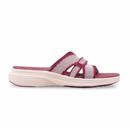 Maroon Formal Slipper For Ladies PU0801 - View 2