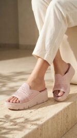 Lilac Formal Slipper For Ladies PU0807 - View 1