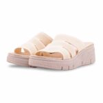 Cream Formal Slipper For Ladies PU0810 - View 3