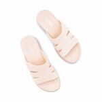 Cream Formal Slipper For Ladies PU0810 - View 5