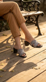 Black Formal Slipper For Women PU0819 - View 2