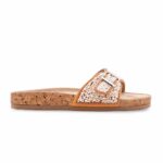 Golden Formal Slipper For Ladies PU0830 - View 2