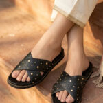 Black Formal Slipper For Ladies PU0836 - View 1