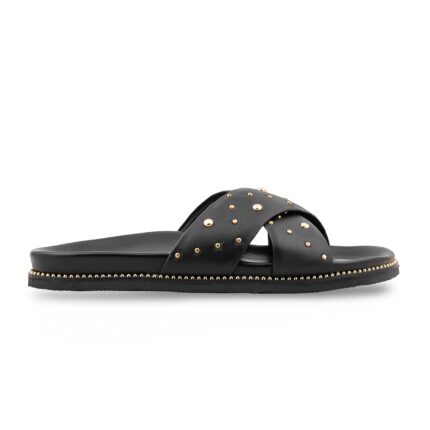 Black Formal Slipper For Ladies PU0836 - View 2