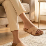 Mustard Formal Slipper For Women PU0836 - View 1