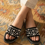 Black Formal Slipper For Women PU0839 - View 1