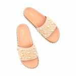 Golden Formal Slipper For Women PU0839 - View 5