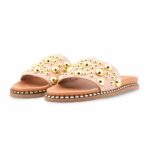 Golden Formal Slipper For Women PU0839 - View 3