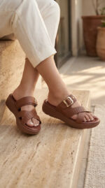Coffee Formal Slipper For Women PU0854 - View 1
