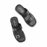 Black Formal Slipper For Ladies PU0855 - View 5
