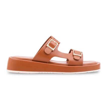Tan Formal Slipper For Ladies PU0855 - View 2