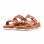 Tan Formal Slipper For Ladies PU0855 - View 3