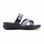 Black Formal Slipper For Ladies PU0857 - View 2