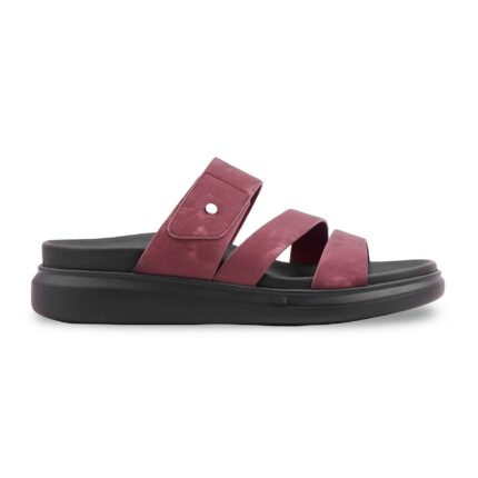 Maroon Formal Women Slipper PU0861 - View 2