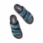 Teal Blue Formal Women Slipper PU0861 - View 5