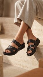 Black Formal Women Slipper PU0869 - View 1