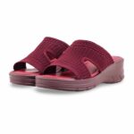 Maroon Formal Slipper For Women PU0872 - View 3