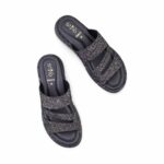 Blue Formal Slipper For Ladies PU0873 - View 5
