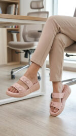 Pink Formal Slipper For Women PU0875 - View 2