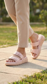 Pink Formal Slipper For Women PU0875 - View 3
