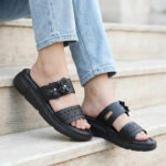 Black Formal Slipper For Women PU0883 - View 1
