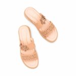 Beige Formal Slipper For Women PU0883 - View 5