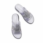 Grey Formal Slipper For Women PU0886 - View 7