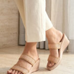 Beige Formal Slipper For Women PU0888 - View 1