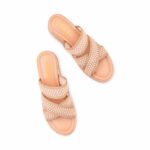 Beige Formal Slipper For Ladies PU0889 - View 5