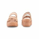 Beige Formal Slipper For Ladies PU0889 - View 4
