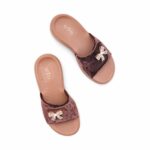 Brown Formal Women Slipper PU0890 - View 5