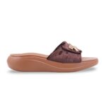 Brown Formal Women Slipper PU0890 - View 2