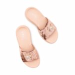 Beige Formal Women Slipper PU0890 - View 5