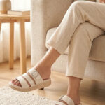 Golden Formal Slipper For Women PU0894 - View 1