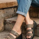 Green Formal Slipper For Women PU0895 - View 1